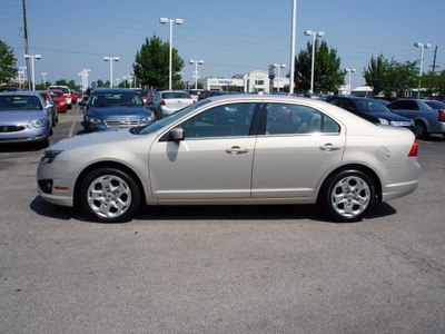 ford fusion 2010 lt  brown sedan se flex fuel 6 cylinders front wheel drive shiftable automatic 46168