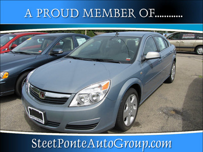 saturn aura 2008 blue sedan xe gasoline 6 cylinders front wheel drive automatic 13350