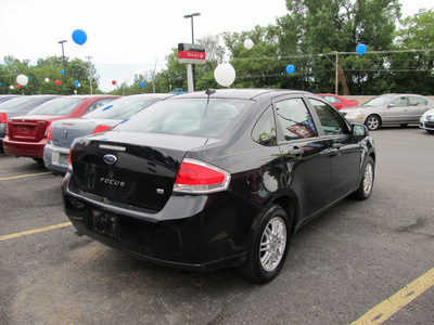 ford focus 2008 black sedan gasoline 4 cylinders front wheel drive automatic with overdrive 13502