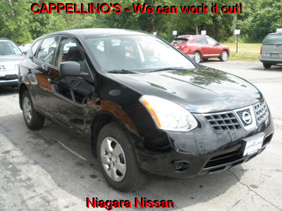 nissan rogue 2008 black suv s gasoline 4 cylinders all whee drive automatic 14094