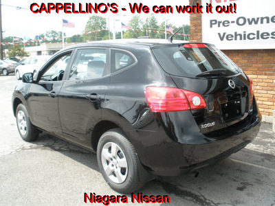 nissan rogue 2008 black suv s gasoline 4 cylinders all whee drive automatic 14094