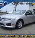 ford fusion 2012 silver sedan s gasoline 4 cylinders front wheel drive automatic 32401