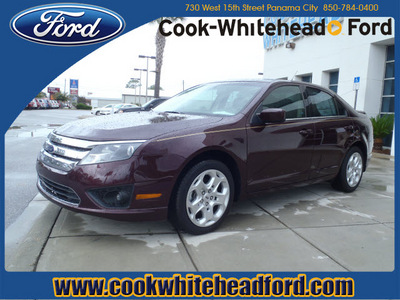 ford fusion 2011 maroon sedan se gasoline 4 cylinders front wheel drive automatic 32401