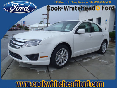 ford fusion 2012 white sedan sel gasoline 4 cylinders front wheel drive automatic 32401