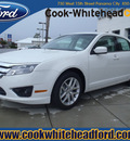 ford fusion 2012 white sedan sel gasoline 4 cylinders front wheel drive automatic 32401
