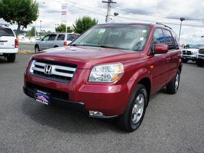honda pilot 2006 red suv ex l gasoline 6 cylinders all whee drive automatic 98371