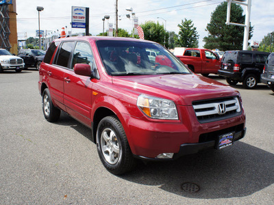 honda pilot 2006 red suv ex l gasoline 6 cylinders all whee drive automatic 98371