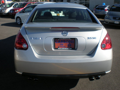 nissan maxima 2008 silver sedan gasoline 6 cylinders front wheel drive automatic 13502