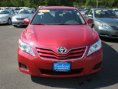 toyota camry 2011 red sedan gasoline 4 cylinders front wheel drive automatic 13502