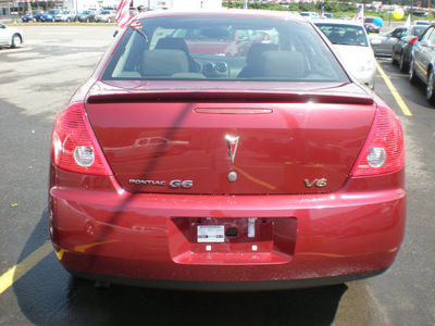 pontiac g6 2008 maroon sedan gasoline 6 cylinders front wheel drive automatic 13502