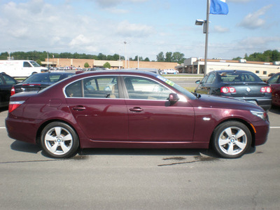 bmw 528xi 2008 maroon sedan gasoline 6 cylinders all whee drive automatic 13502