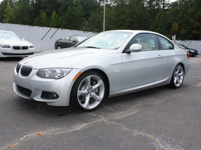 bmw 3 series 2011 silver coupe 335i gasoline 6 cylinders rear wheel drive 6 speed manual 27616