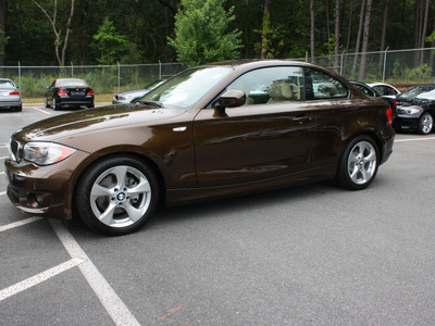 bmw 1 series 2012 brown coupe 128i gasoline 6 cylinders rear wheel drive automatic 27616