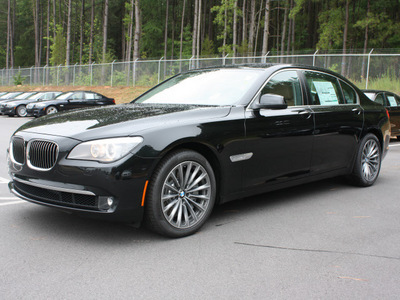 bmw 7 series 2012 black sedan 750li gasoline 8 cylinders rear wheel drive automatic 27616