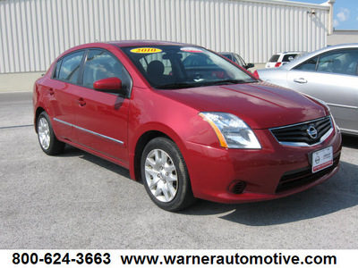 nissan sentra 2010 dk  red sedan 2 0 s gasoline 4 cylinders front wheel drive automatic 45840