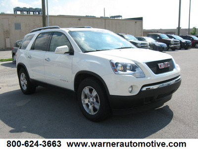 gmc acadia 2008 white suv slt 1 gasoline 6 cylinders front wheel drive automatic 45840