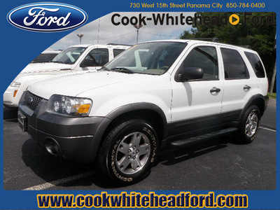 ford escape 2005 white suv xlt gasoline 6 cylinders front wheel drive automatic 32401