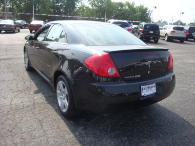 pontiac g6 2008 black sedan gasoline 4 cylinders front wheel drive automatic 45324