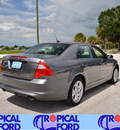 ford fusion 2010 gray sedan se flex fuel 6 cylinders front wheel drive automatic 32837