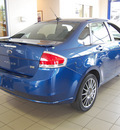 ford focus 2009 blue sedan ses gasoline 4 cylinders front wheel drive not specified 46168
