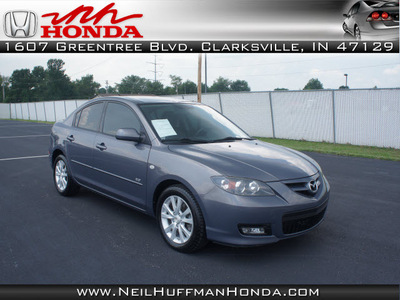 mazda mazda3 2007 dk  gray sedan s sport gasoline 4 cylinders front wheel drive automatic 47129