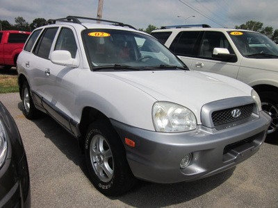 hyundai santa fe 2002 white suv lx 4x4 gasoline 6 cylinders all whee drive autostick 62863