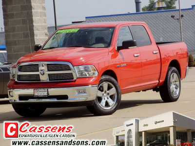 dodge ram 1500 2010 red big horn gasoline 8 cylinders 2 wheel drive automatic 62034