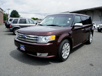 ford flex 2010 dk  red suv limited gasoline 6 cylinders all whee drive automatic 98371