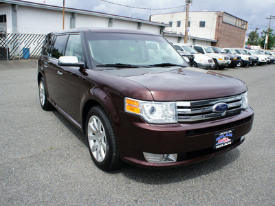 ford flex 2010 dk  red suv limited gasoline 6 cylinders all whee drive automatic 98371