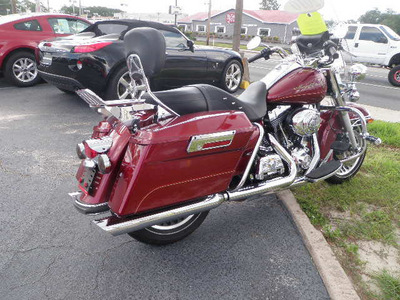 harley davidson flhr 2010 red road king 2 cylinders 6 speed 32401