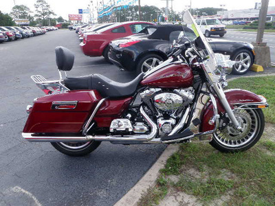 harley davidson flhr 2010 red road king 2 cylinders 6 speed 32401