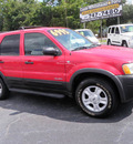 ford escape 2002 red suv xlt choice gasoline 6 cylinders front wheel drive automatic 32401