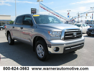 toyota tundra 2010 silver grade gasoline 8 cylinders 4 wheel drive automatic 45840