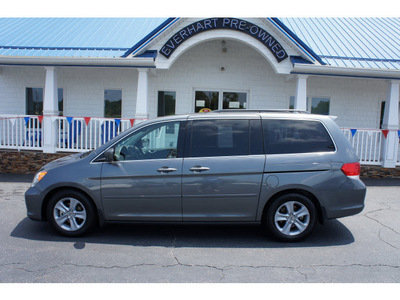 honda odyssey 2010 gray van tour gasoline 6 cylinders front wheel drive not specified 28677