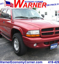 dodge durango 1998 red suv slt gasoline v8 4 wheel drive automatic with overdrive 45840