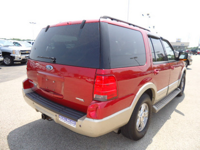 ford expedition 2006 red suv eddie bauer gasoline 8 cylinders 4 wheel drive automatic with overdrive 60007