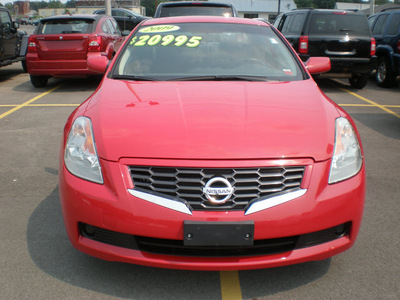nissan altima 2009 red coupe gasoline 4 cylinders front wheel drive automatic 13502