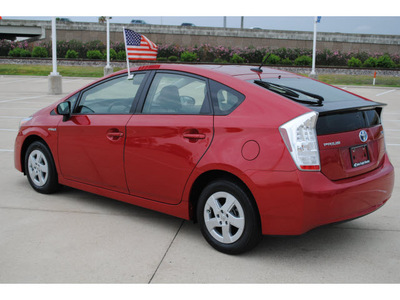 toyota prius 2010 red hatchback hybrid 4 cylinders front wheel drive automatic 77065