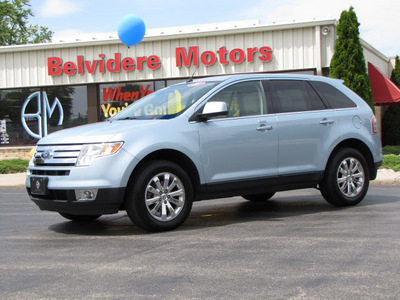 ford edge 2008 lt blue suv limited gasoline 6 cylinders all whee drive automatic 61008