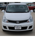 nissan versa 2010 white sedan 1 8 s gasoline 4 cylinders front wheel drive automatic with overdrive 77065