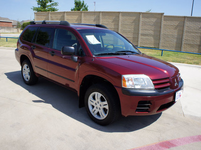 mitsubishi endeavor 2005 red suv ls gasoline 6 cylinders front wheel drive automatic 76108