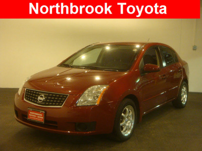 nissan sentra 2007 dk  red sedan 2 0 s gasoline 4 cylinders front wheel drive automatic 60062
