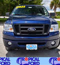 ford f 150 2008 blue stx gasoline 8 cylinders 4 wheel drive automatic 32837
