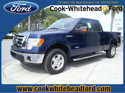 ford f 150 2011 blue xlt gasoline 6 cylinders 4 wheel drive automatic 32401