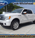 ford f 150 2011 white platinum gasoline 6 cylinders 4 wheel drive automatic 32401
