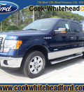 ford f 150 2011 blue xlt gasoline 6 cylinders 2 wheel drive automatic 32401