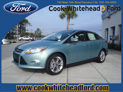 ford focus 2012 lt  blue sedan sel gasoline 4 cylinders front wheel drive automatic 32401