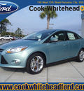 ford focus 2012 lt  blue sedan sel gasoline 4 cylinders front wheel drive automatic 32401