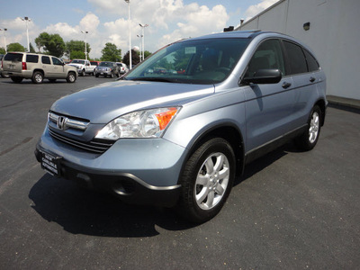 honda cr v 2008 lt  blue suv ex gasoline 4 cylinders all whee drive automatic 45344