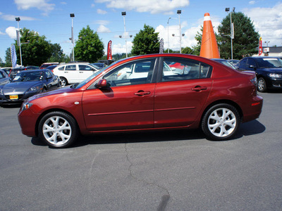 mazda mazda3i 2009 dk  red sedan gasoline 4 cylinders front wheel drive automatic 98371